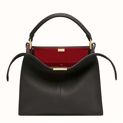 fendi x light bag|Fendi black handbags.